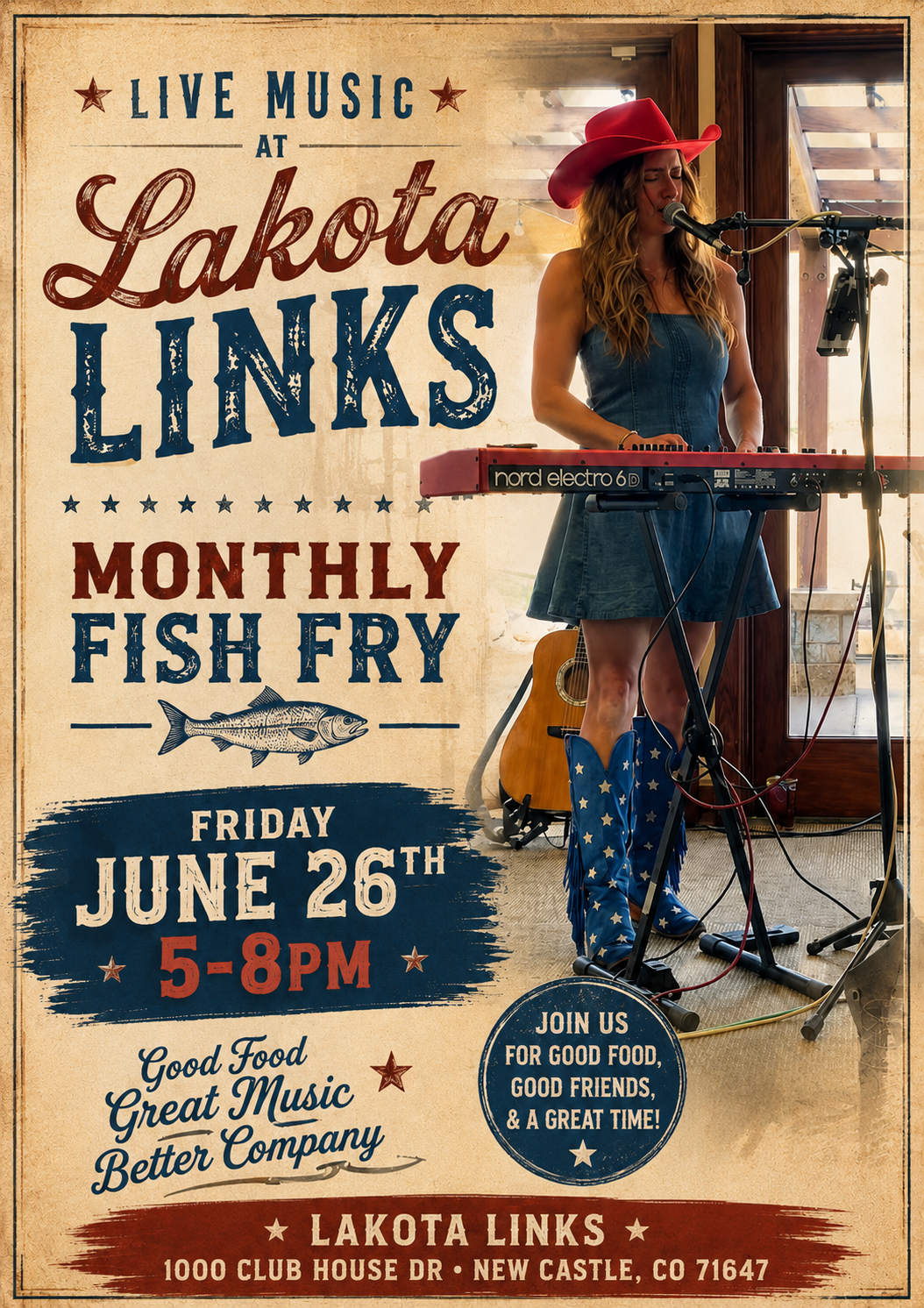 Allie B at Lakota Links Fish Fry